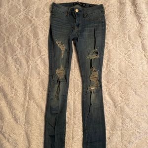 hollister jeans. size 00. light blue